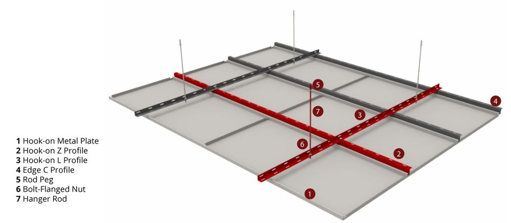 Hook-on metalloft
